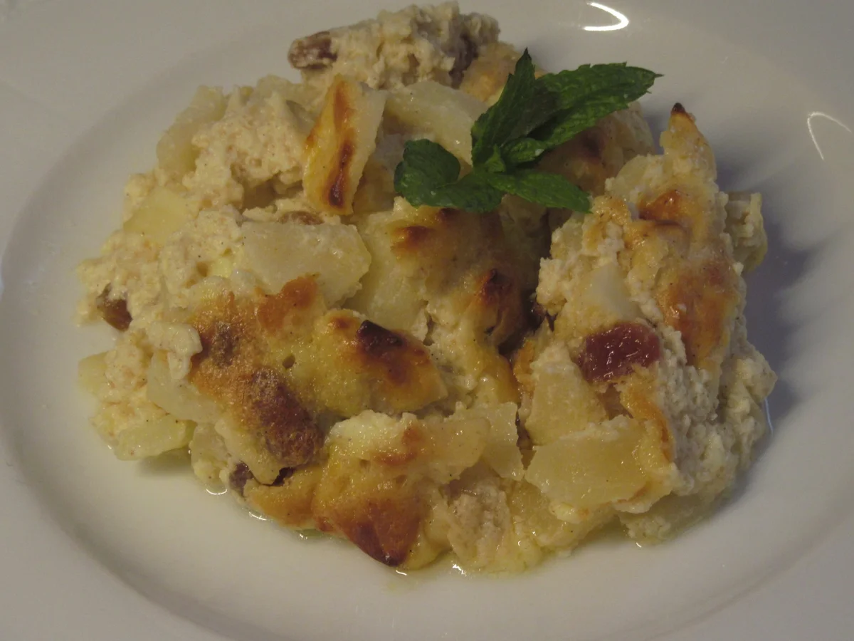 Auflauf: Quark-Grieß-Auflauf mit Äpfeln - Rezept - Bild Nr. 2