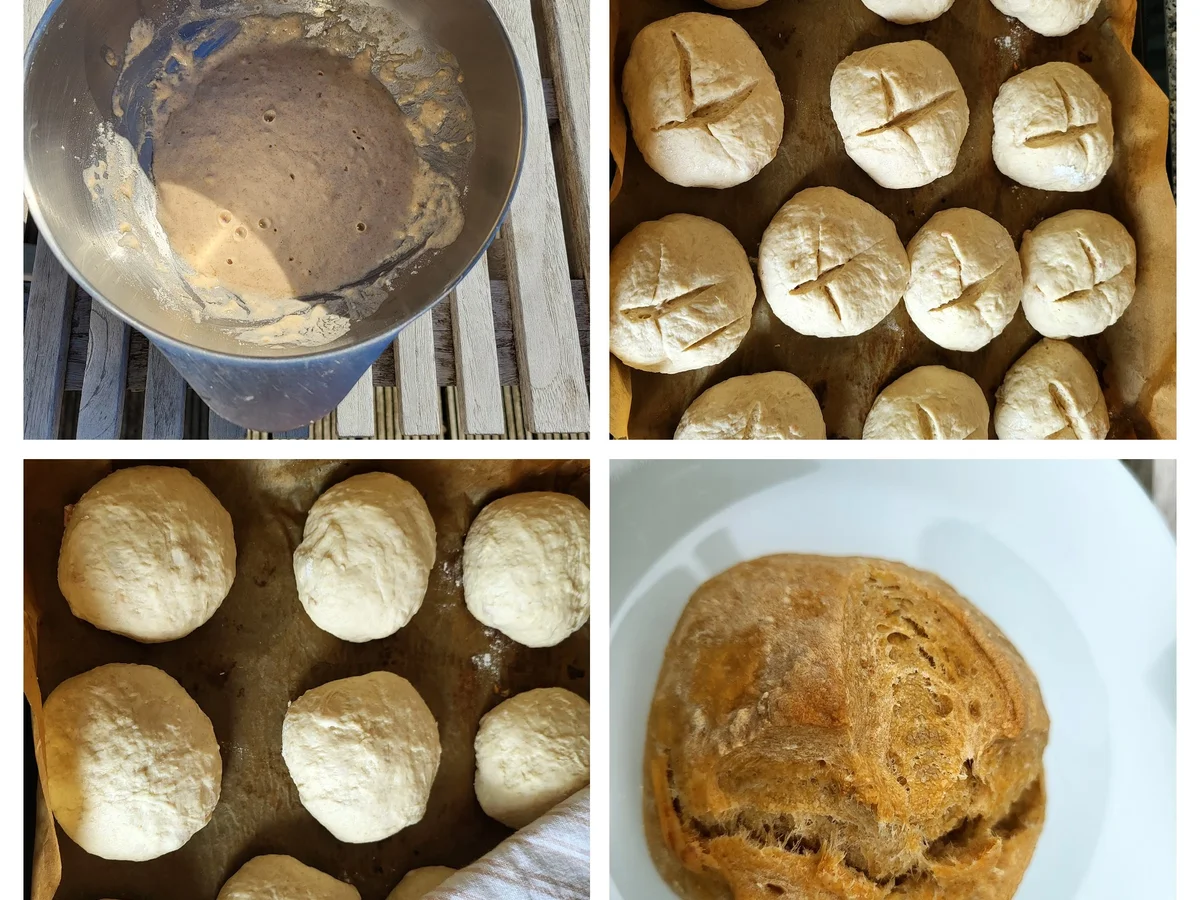 Kartoffel-Speck Brötchen mit Dinkel-Sauerteig - Rezept - Bild Nr. 4