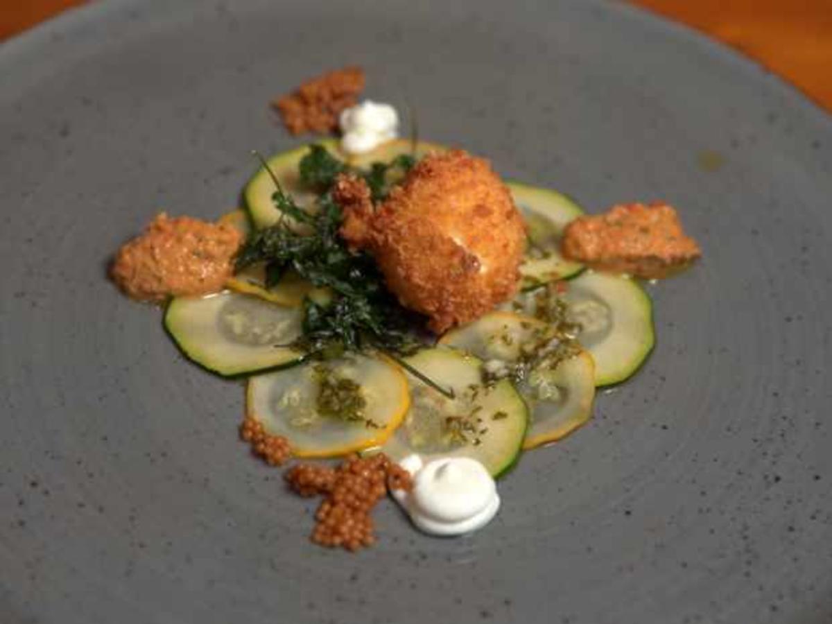 Zucchini mit Zitronen-Petersilien-Knoblauch Vinaigrette - Rezept ...