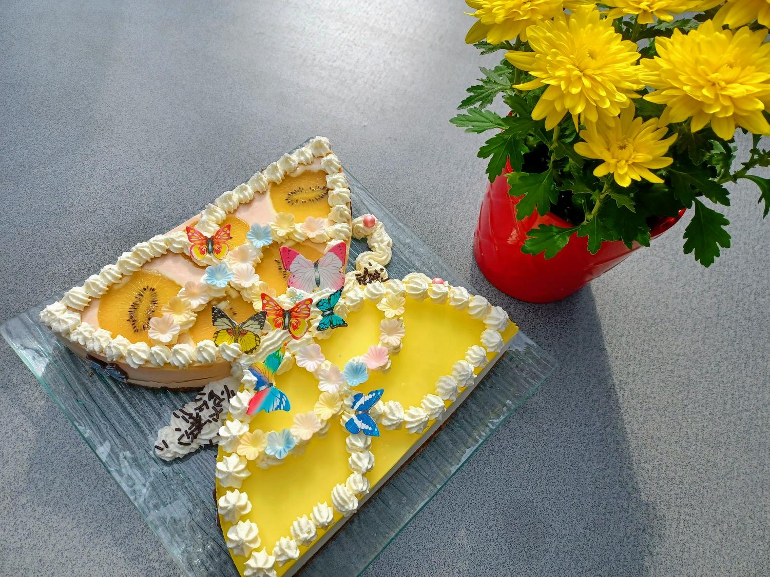 Quarksahnetorte - Schmetterling - Rezept - kochbar.de