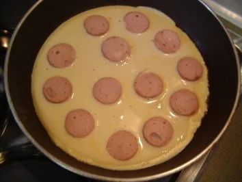 Fleischwurst-Pfannkuchen - Rezept