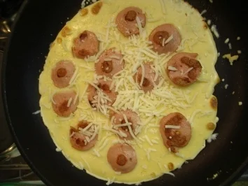 Fleischwurst-Pfannkuchen - Rezept