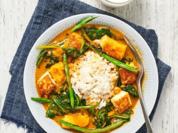 Spinatcurry mit Halloumi Käse - Rezept - Bild Nr. 16819