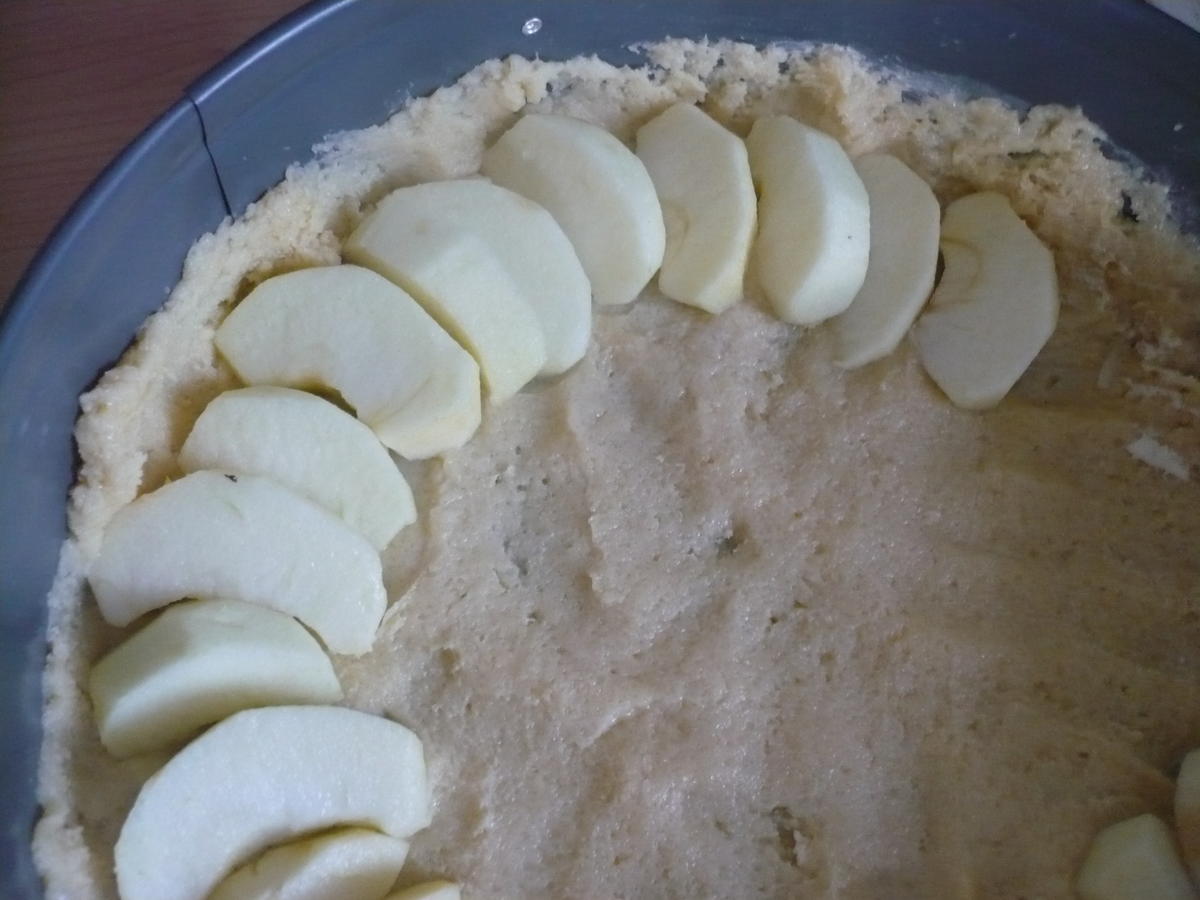 Apfelkuchen mit Vanillepudding - Rezept - Bild Nr. 16823