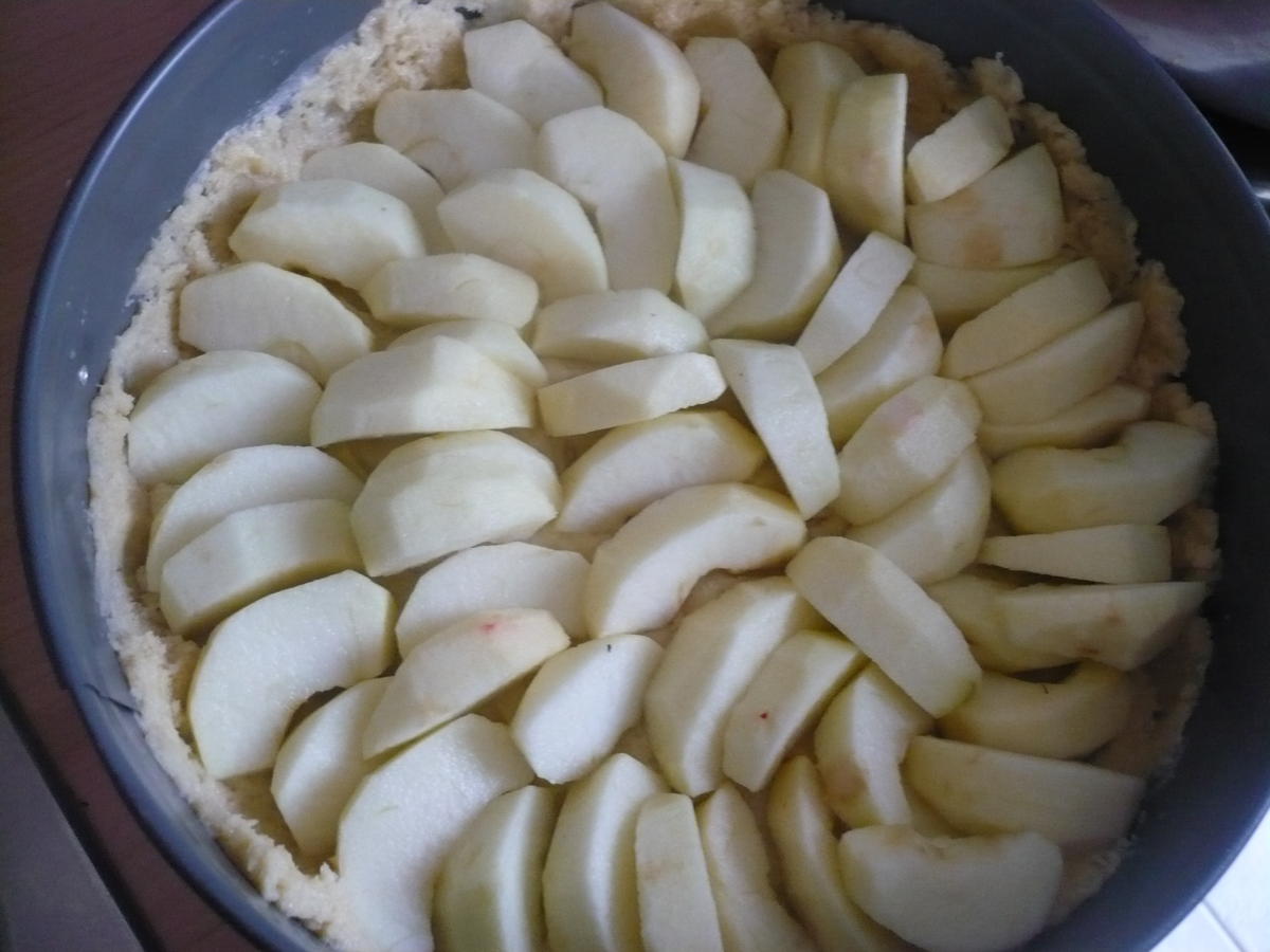 Apfelkuchen mit Vanillepudding - Rezept - Bild Nr. 16824