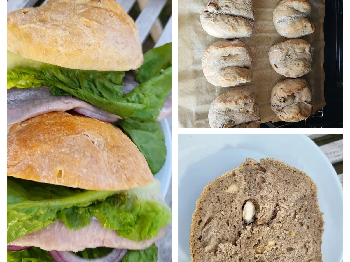 Sandwich-Nuss Brötchen - Rezept - Bild Nr. 16823