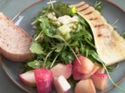 Sommersalat mit gegrillten Pfirsichen und gegrillter Zucchini - Rezept - Bild Nr. 2