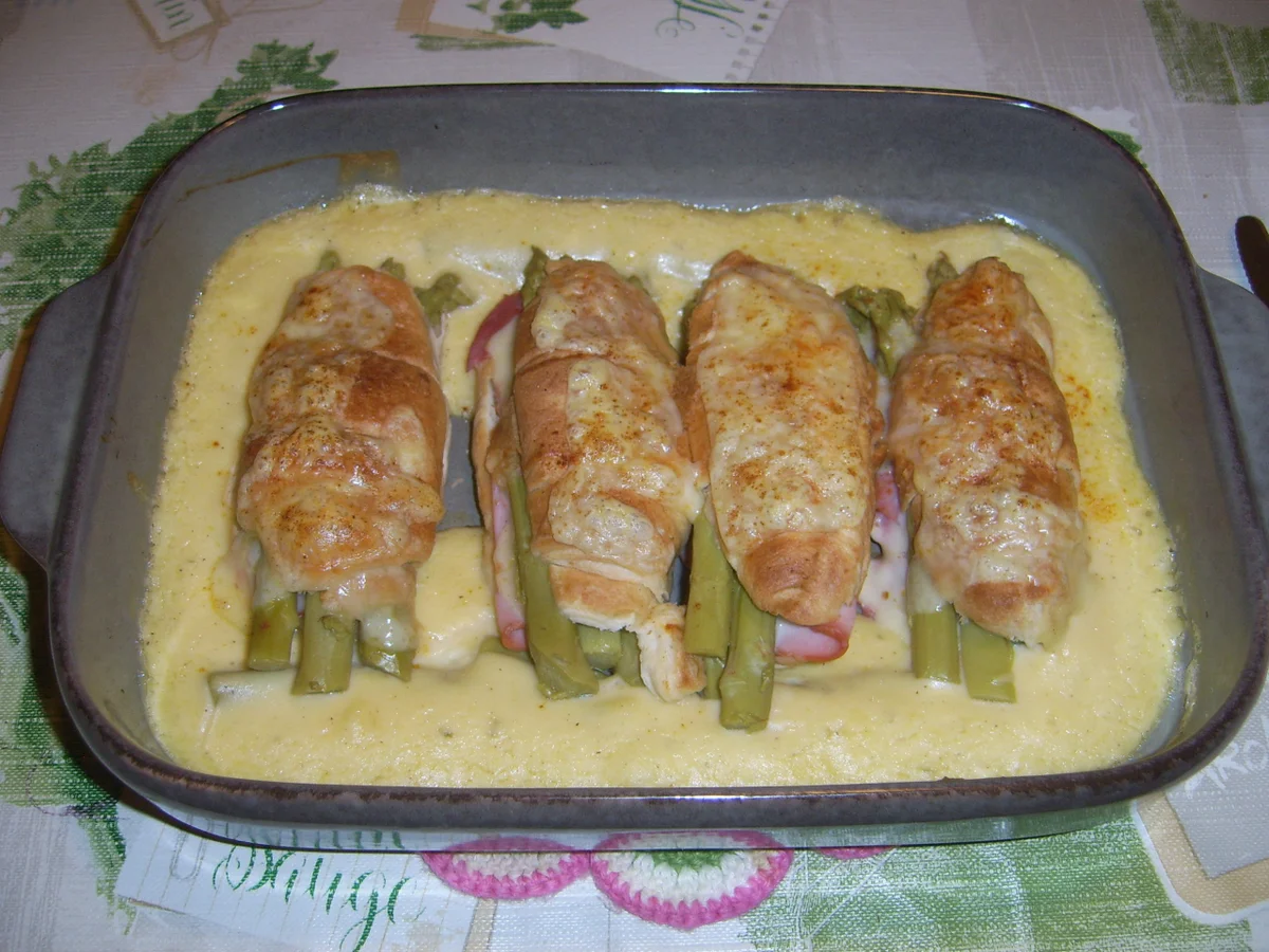 Gefüllte Croissant mit Schinken, Spargel und Käse - Rezept - Bild Nr. 9