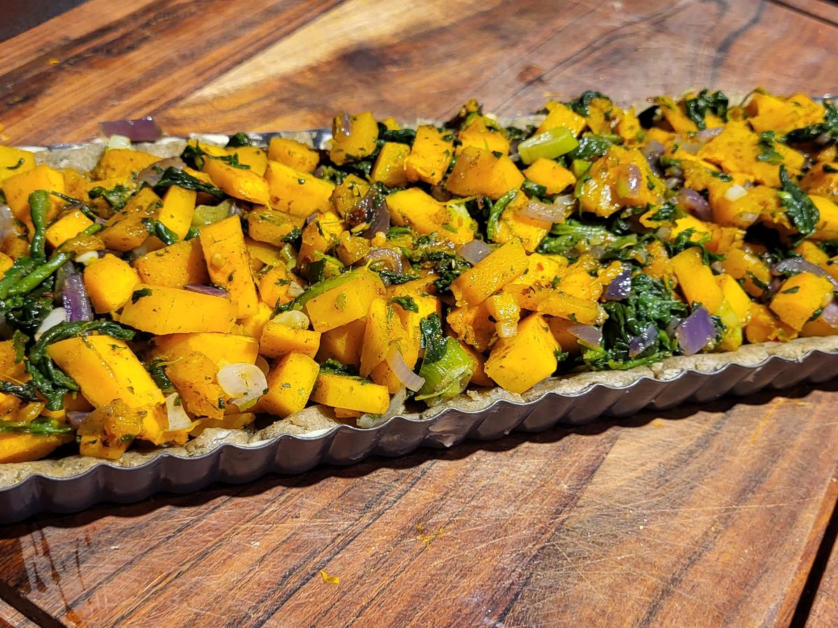 BiNe` S KÜRBIS SPINAT TARTE - einfach - von Bine13100
