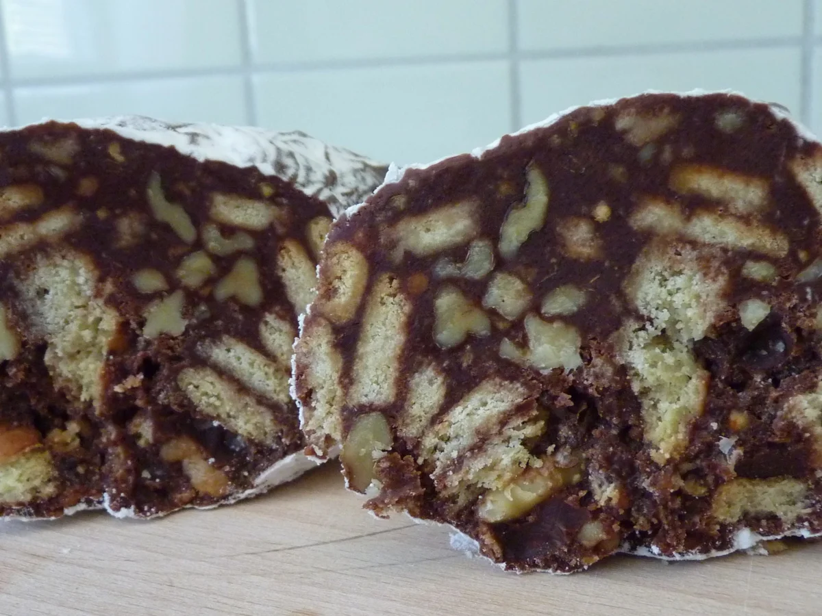 Rezept: Süße Salami Bild Nr. 16823 Süße Salami - Rezept - Bild Nr. 16823