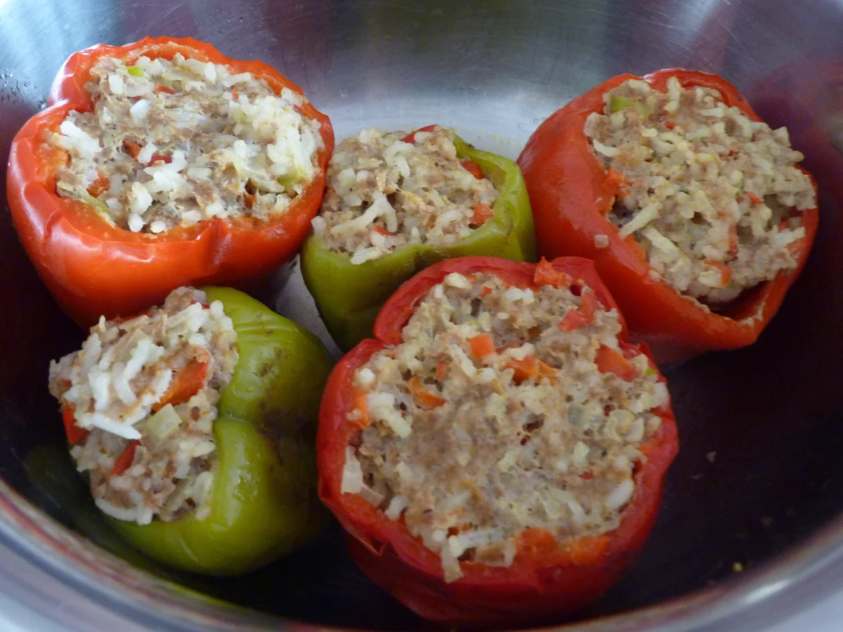 Paprikaschoten gefüllt - Rezept - Bild Nr. 16822