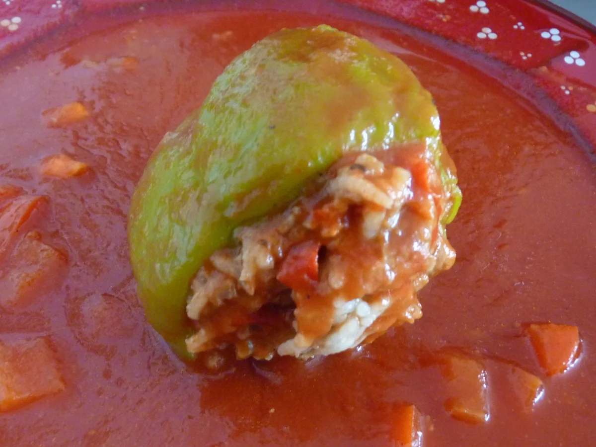 Paprikaschoten gefüllt - Rezept - Bild Nr. 16823