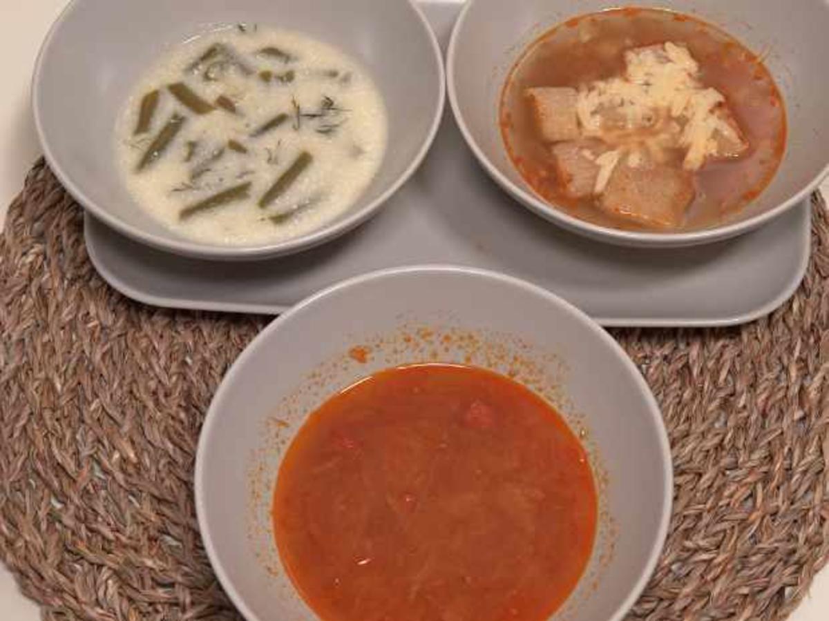 Grüne Bohnensuppe, Knoblauchsuppe und Slowakische Sauerkrautsuppe - Rezept - Bild Nr. 2