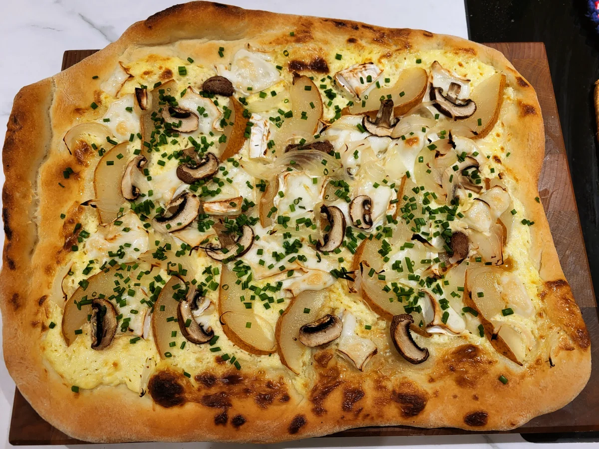 Rezept: Dünnele - der schwäbische Flammkuchen Bild Nr. 16831 Dünnele - der schwäbische Flammkuchen - Rezept - Bild Nr. 16831