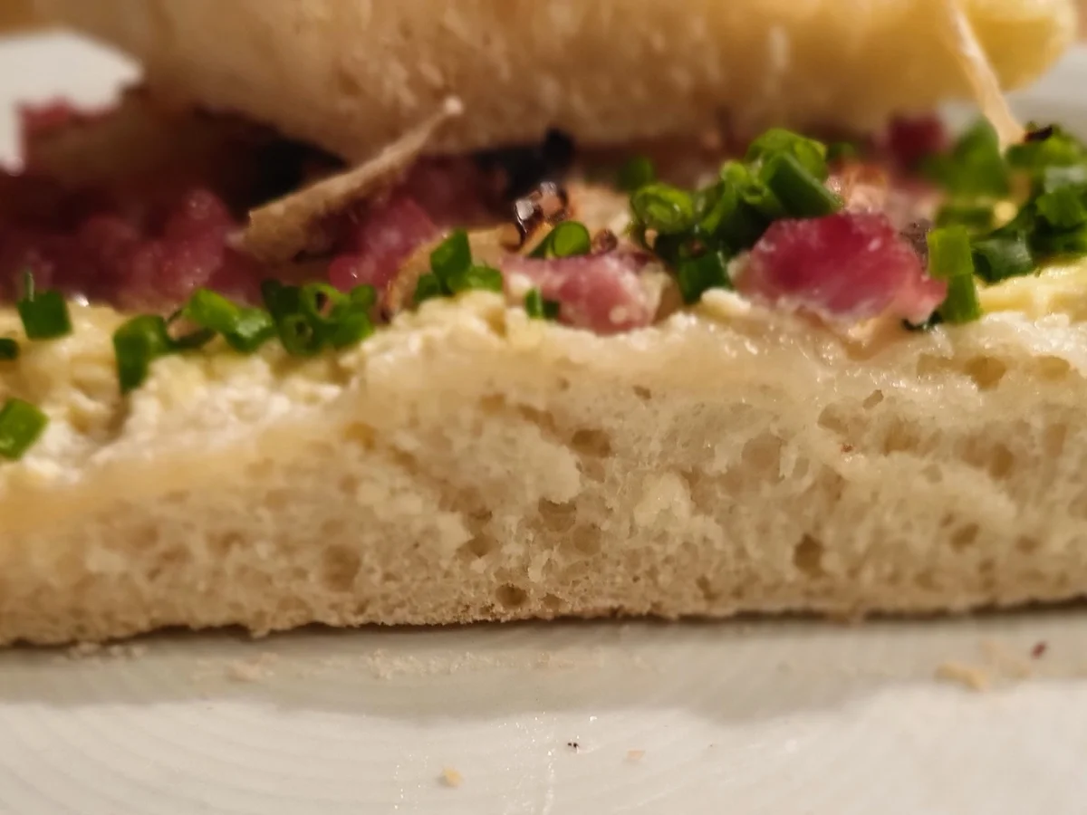 Rezept: Dünnele - der schwäbische Flammkuchen Bild Nr. 16833 Dünnele - der schwäbische Flammkuchen - Rezept - Bild Nr. 16833