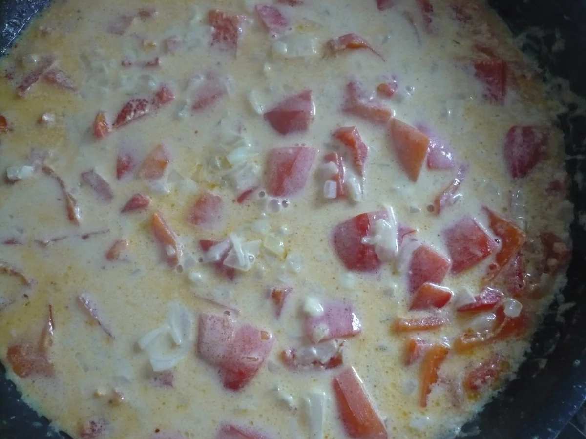 Rezept: Käsenudeln mit Fleischwurst Bild Nr. 5 Käsenudeln mit Fleischwurst - Rezept - Bild Nr. 5