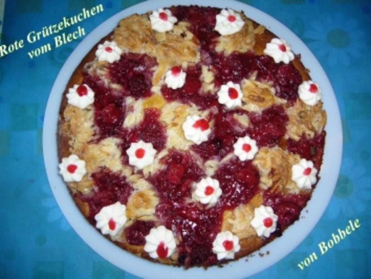 Kuchen: Rote-Grütze-Kuchen vom Blech - Rezept Von Einsendungen bobbele