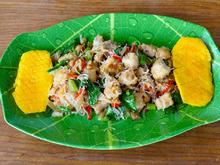 Gebraten Glasnudeln mit Seafood und Mango - Rezept - Bild Nr. 16831