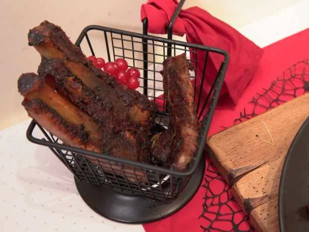 Rezept: Spareribs mit Aprikosenrelish und Trüffelrisotto mit Zuchinigemüse Bild Nr. 16832 Spareribs mit Aprikosenrelish und Trüffelrisotto mit Zuchinigemüse - Rezept - Bild Nr. 16832