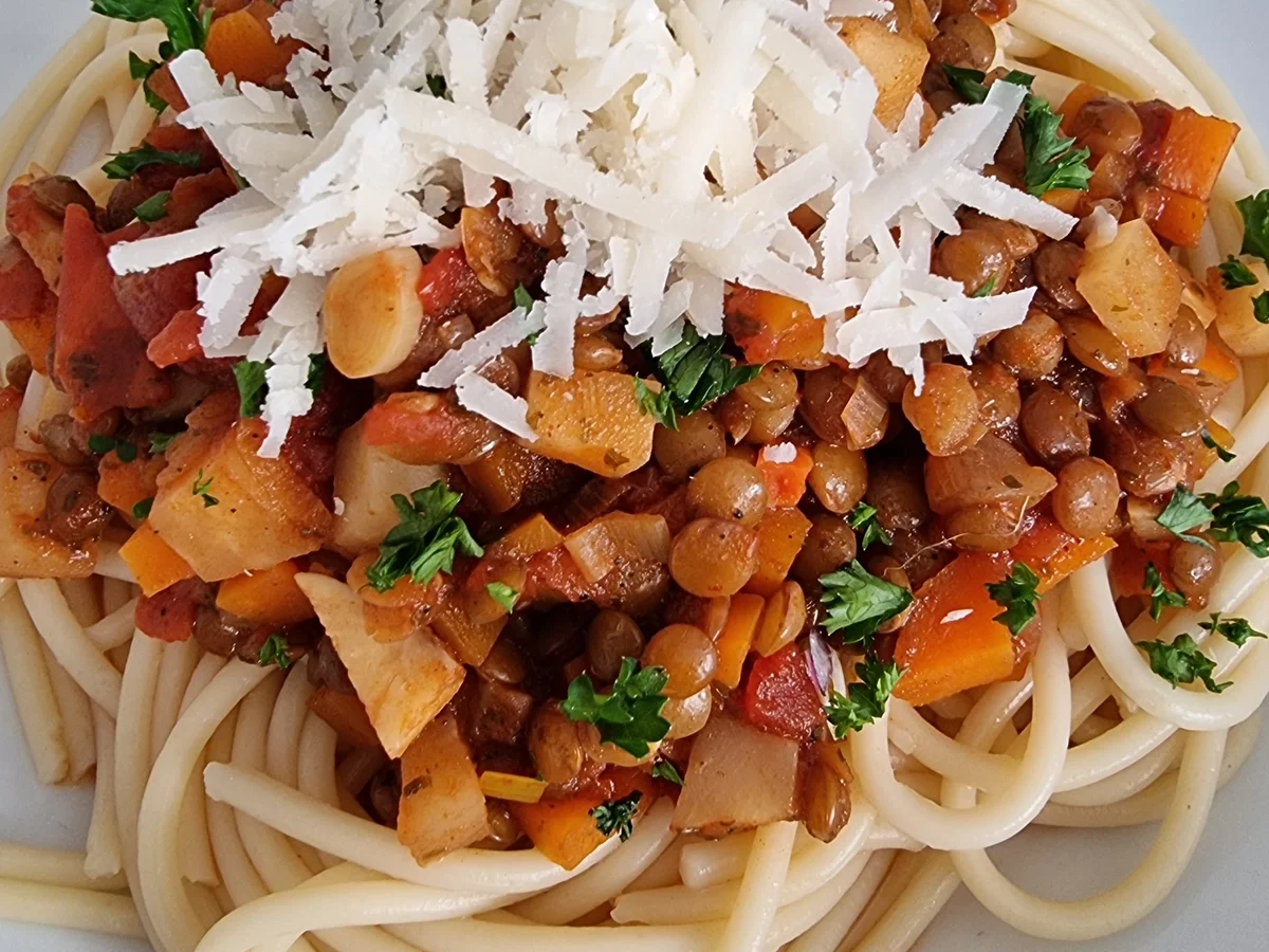 Linsen-Bolognese - Rezept - Bild Nr. 16831