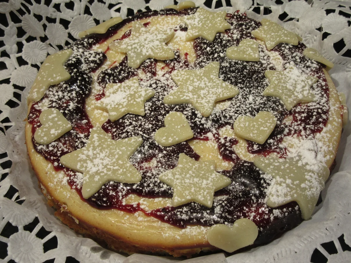 Rezept: Backen: Weihnachtlicher Cheesecake Bild Nr. 16844 Backen: Weihnachtlicher Cheesecake - Rezept - Bild Nr. 16844