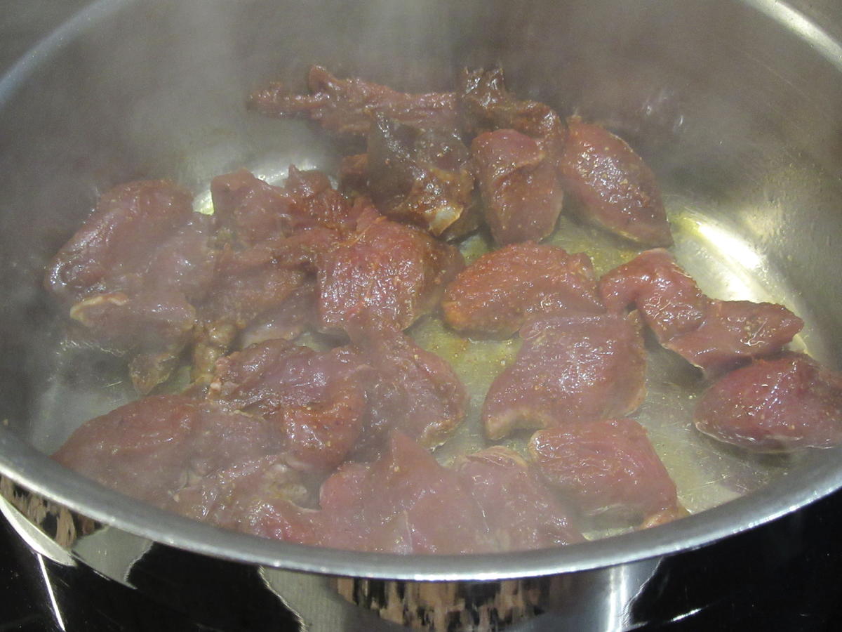 Eintopf: Gemüseeintopf mit Wildfleisch - einfach - von lunapiena