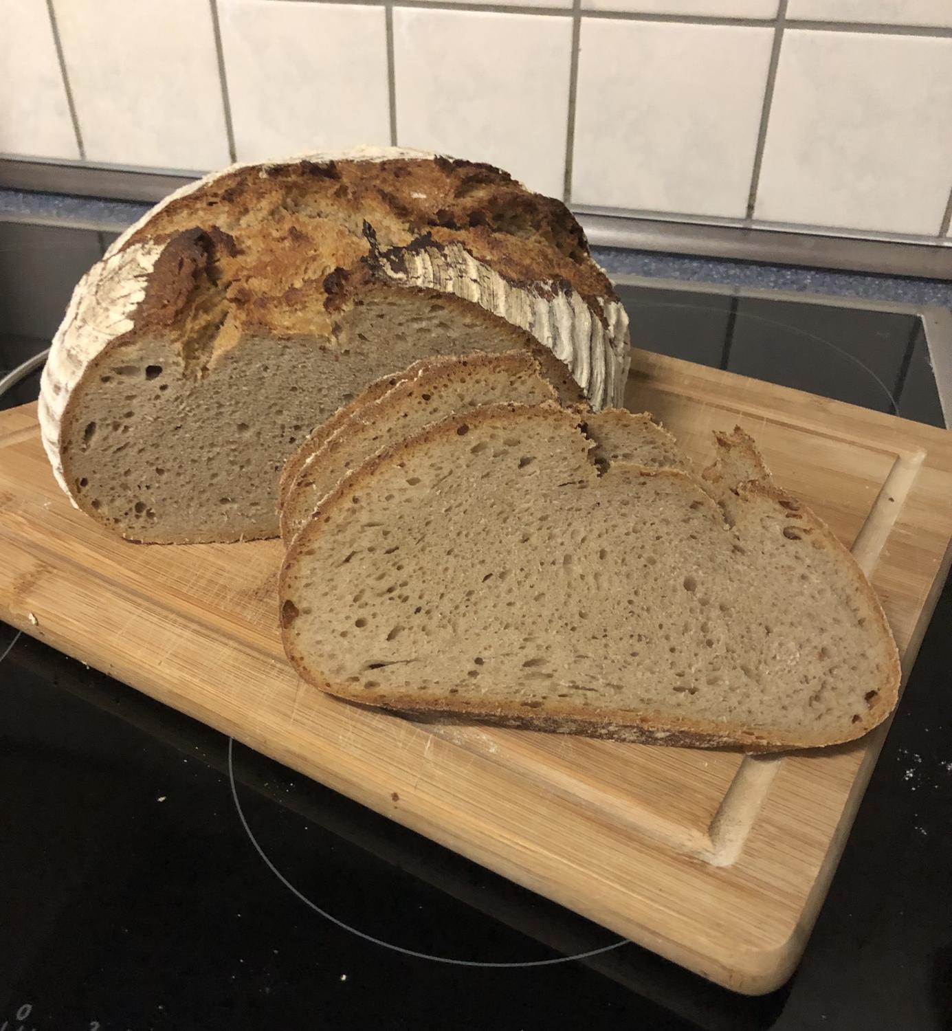 Sauerteigbrot Mit Selbstgemachtem Sauerteig Rezept Mit Bild Kochbar De