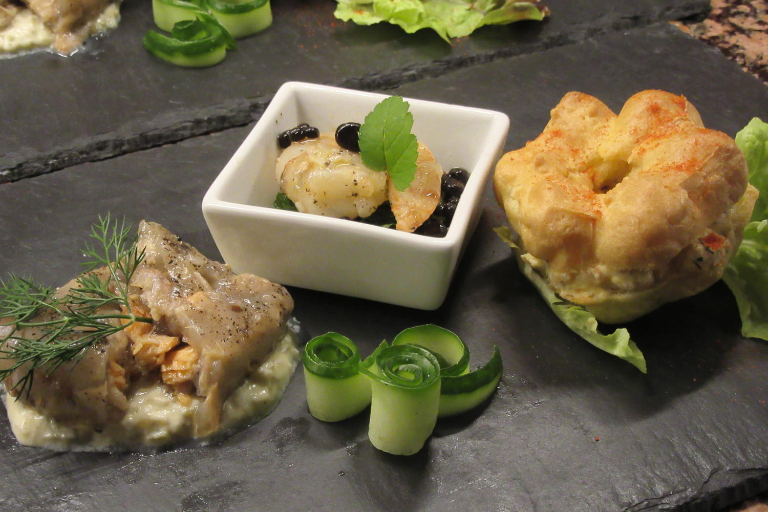 Vorspeisen: Dreierlei vom Fisch - Rezept - kochbar.de