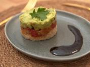Couscous-Aubgergine-Türmchen mit Feigen-Reduktion - Rezept - Bild Nr. 2