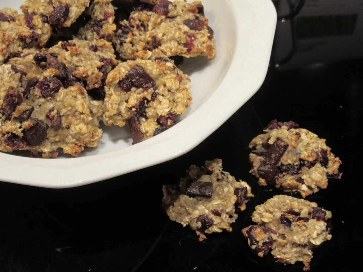 Plätzchen: Haferflocken mit Banane und Cranberries - Rezept - Bild Nr. 2