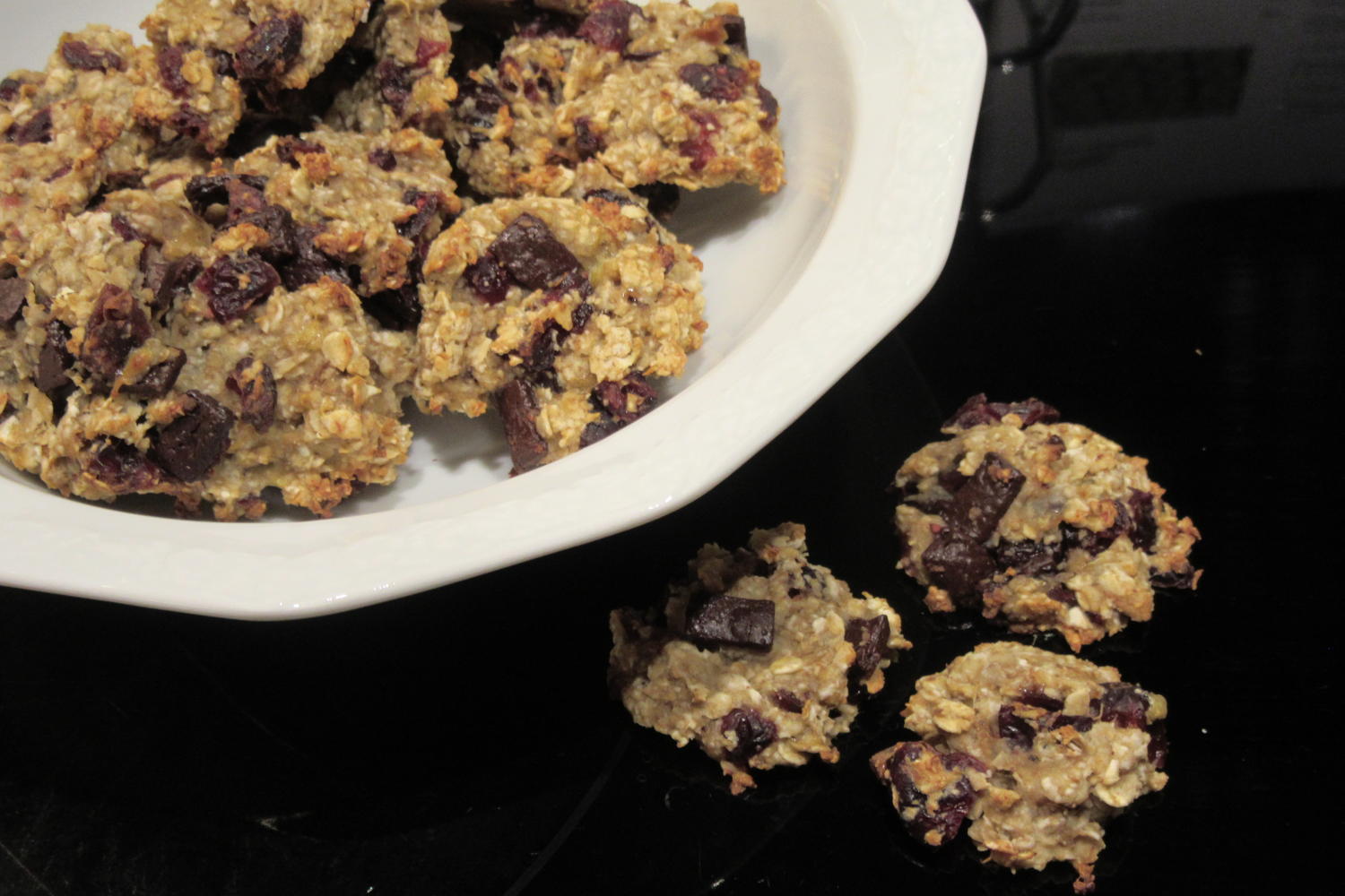 Plätzchen: Haferflocken mit Banane und Cranberries - Rezept - kochbar.de