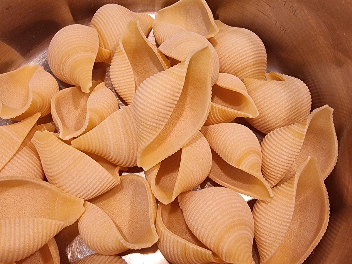 Muschelnudeln mit Spinat-Ricotta-Füllung - Rezept