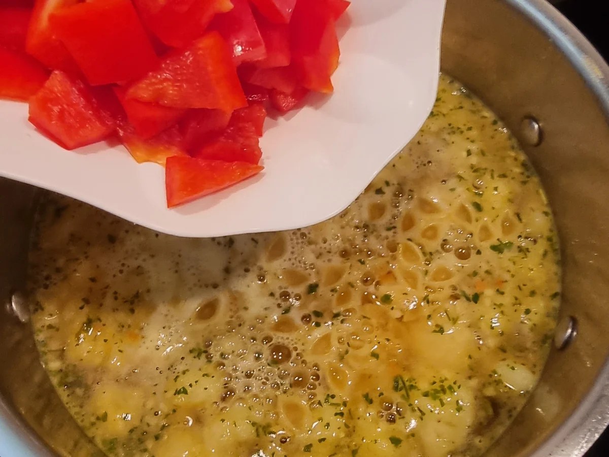 Gemüse-Nudelsuppe mit Bratwurstklößchen - Rezept - Bild Nr. 16851