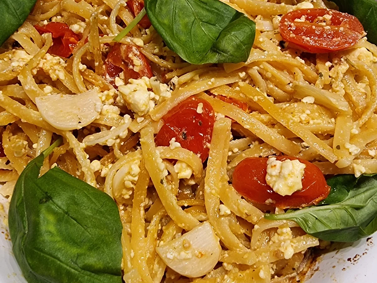 Rezept: Tomaten-Feta-Nudeln aus dem Ofen Bild Nr. 16857 Tomaten-Feta-Nudeln aus dem Ofen - Rezept - Bild Nr. 16857