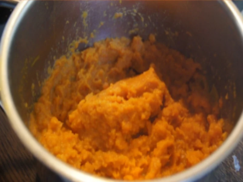 Rezept: Pangasius-Filet mit Zuckerschoten und Süßkartoffelstampf Bild Nr. 9 Pangasius-Filet mit Zuckerschoten und Süßkartoffelstampf - Rezept - Bild Nr. 9