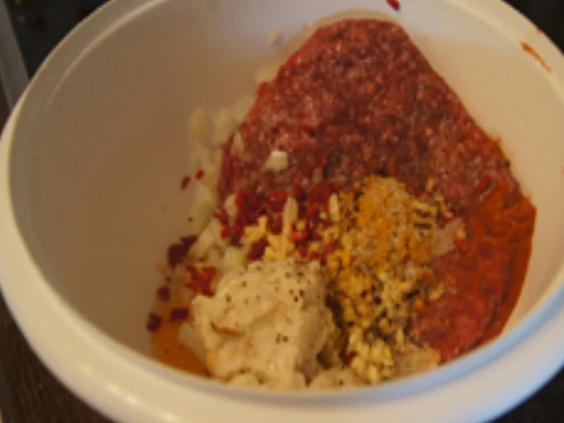 Frittierte Hackbällchen mit Gemüse-Curry und Basmatireis - Rezept - Bild Nr. 16867