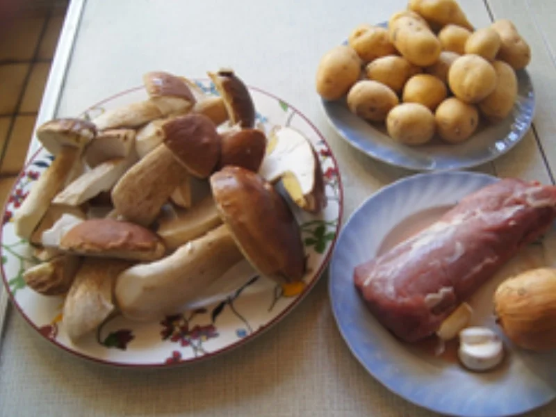 Rezept: Schweinefilet-Steinpilz-Pfanne mit Drillingen Bild Nr. 16866 Schweinefilet-Steinpilz-Pfanne mit Drillingen - Rezept - Bild Nr. 16866