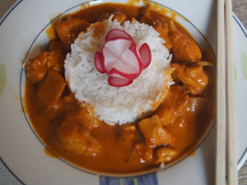 Hähnchenbrustfilet-Curry mit Basmatireis - Rezept - Bild Nr. 16864