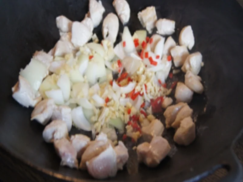 Hähnchenbrustfilet-Curry mit Basmatireis - Rezept - Bild Nr. 16869