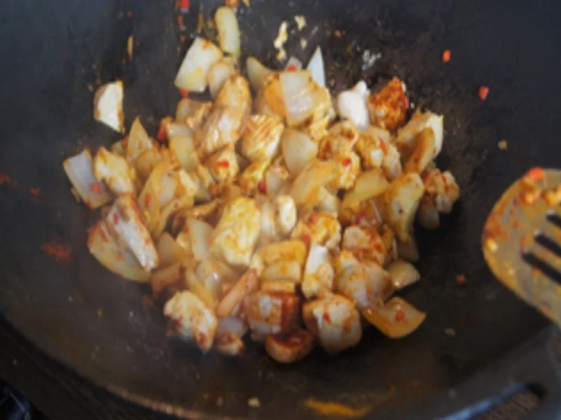 Hähnchenbrustfilet-Curry mit Basmatireis - Rezept - Bild Nr. 16870