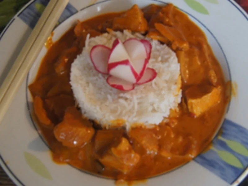 Hähnchenbrustfilet-Curry mit Basmatireis - Rezept - Bild Nr. 16874