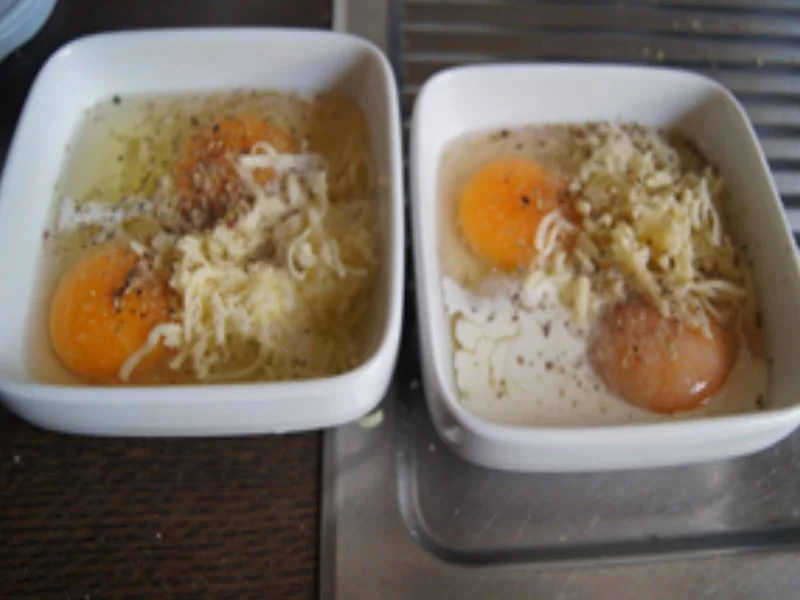 Steinpilz-Schinken-Omelett mit Pimentos - Rezept - Bild Nr. 5