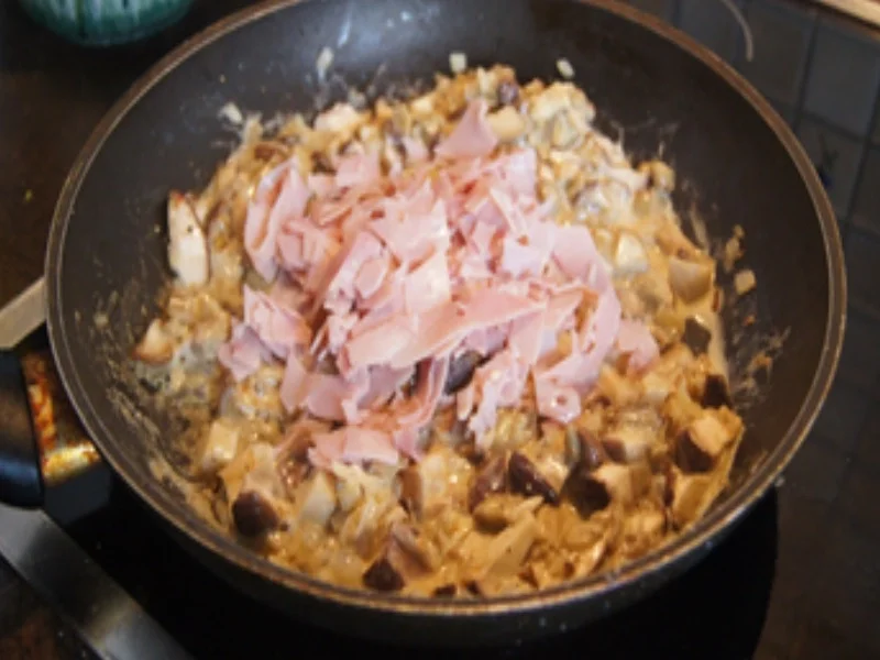 Steinpilz-Schinken-Omelett mit Pimentos - Rezept - Bild Nr. 12