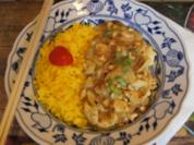 Hähnchen-Steinpilz-Wok mit Basmatireis - Rezept - Bild Nr. 16864
