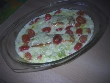 Rezept: Fisch - Überbackenes Lachsfilet Bild Nr. 5 Fisch - Überbackenes Lachsfilet - Rezept - Bild Nr. 5