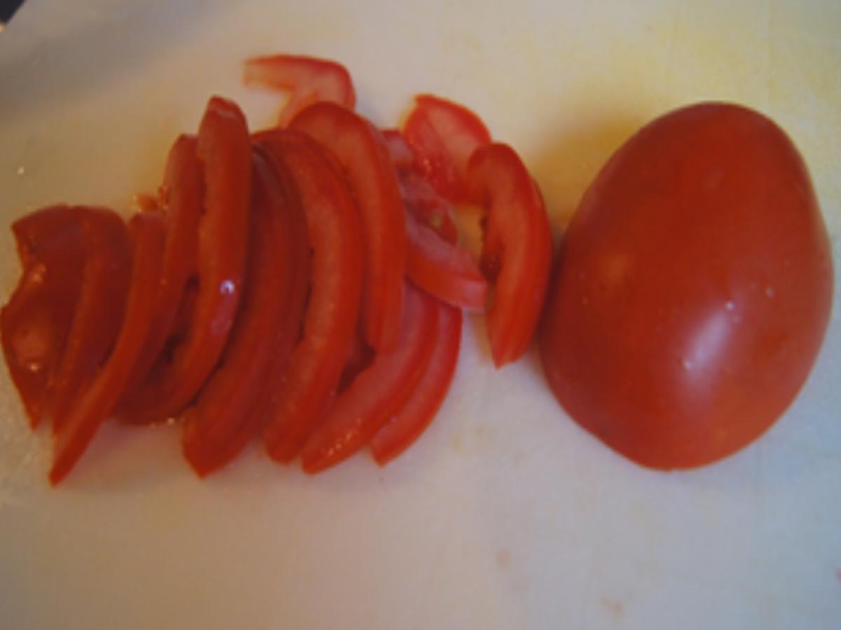 Schlemmerfilet mit Roma-Tomatensalat und Steinpilz-Kartoffelstampf - Rezept - Bild Nr. 6