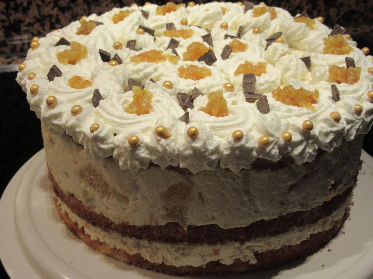 Backen: Orangentorte - Rezept mit Bild