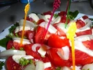 Tomate-Mozzarella gratiniert - Rezept