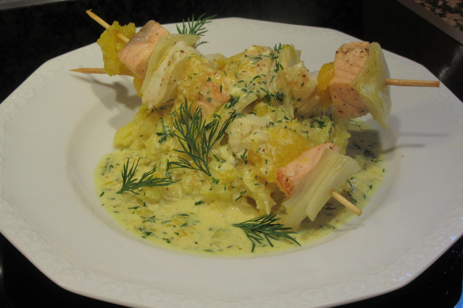 Fisch: Fruchtige Fischspieße - Rezept mit Bild - kochbar.de