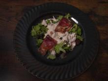 Salat mit Ziegenfrischkäse und Serranoschinken - Rezept - Bild Nr. 2